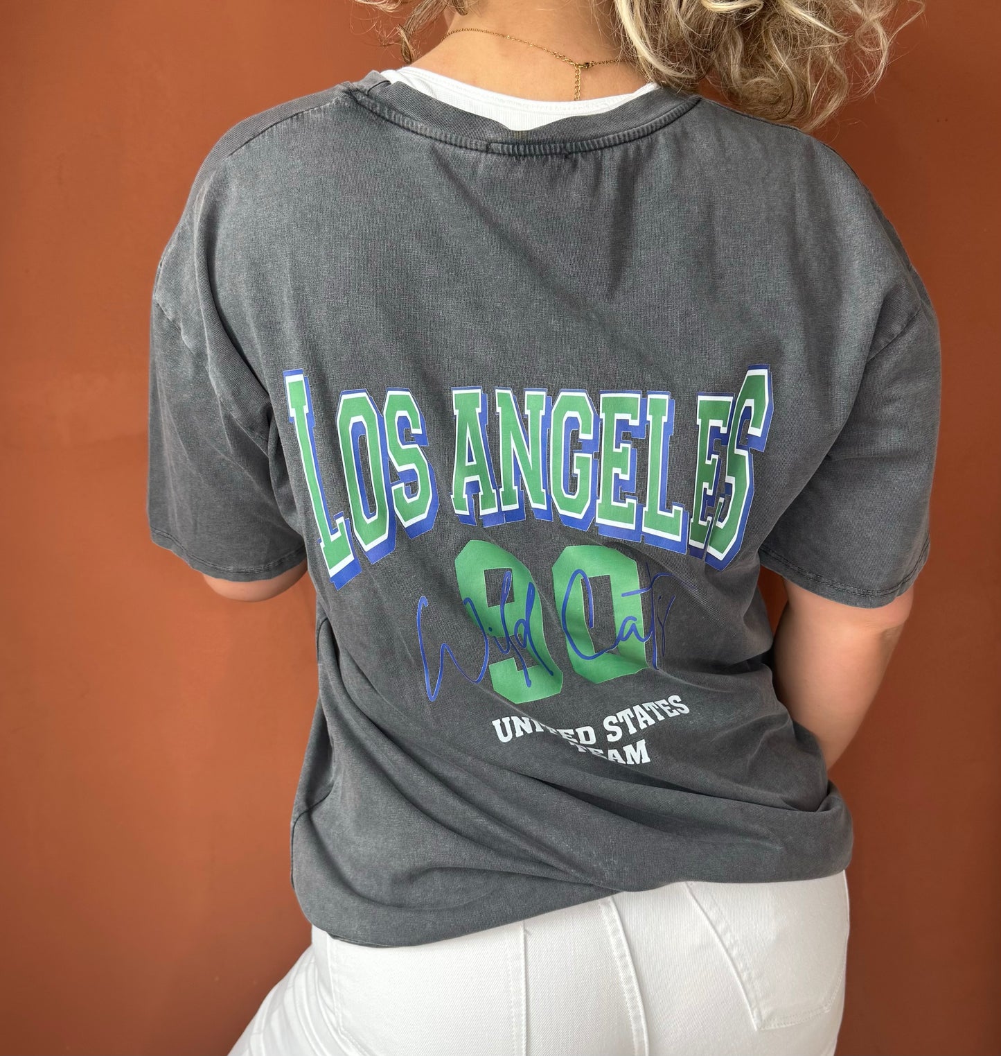 Tee-Shirt Noir Délavé SUNNY