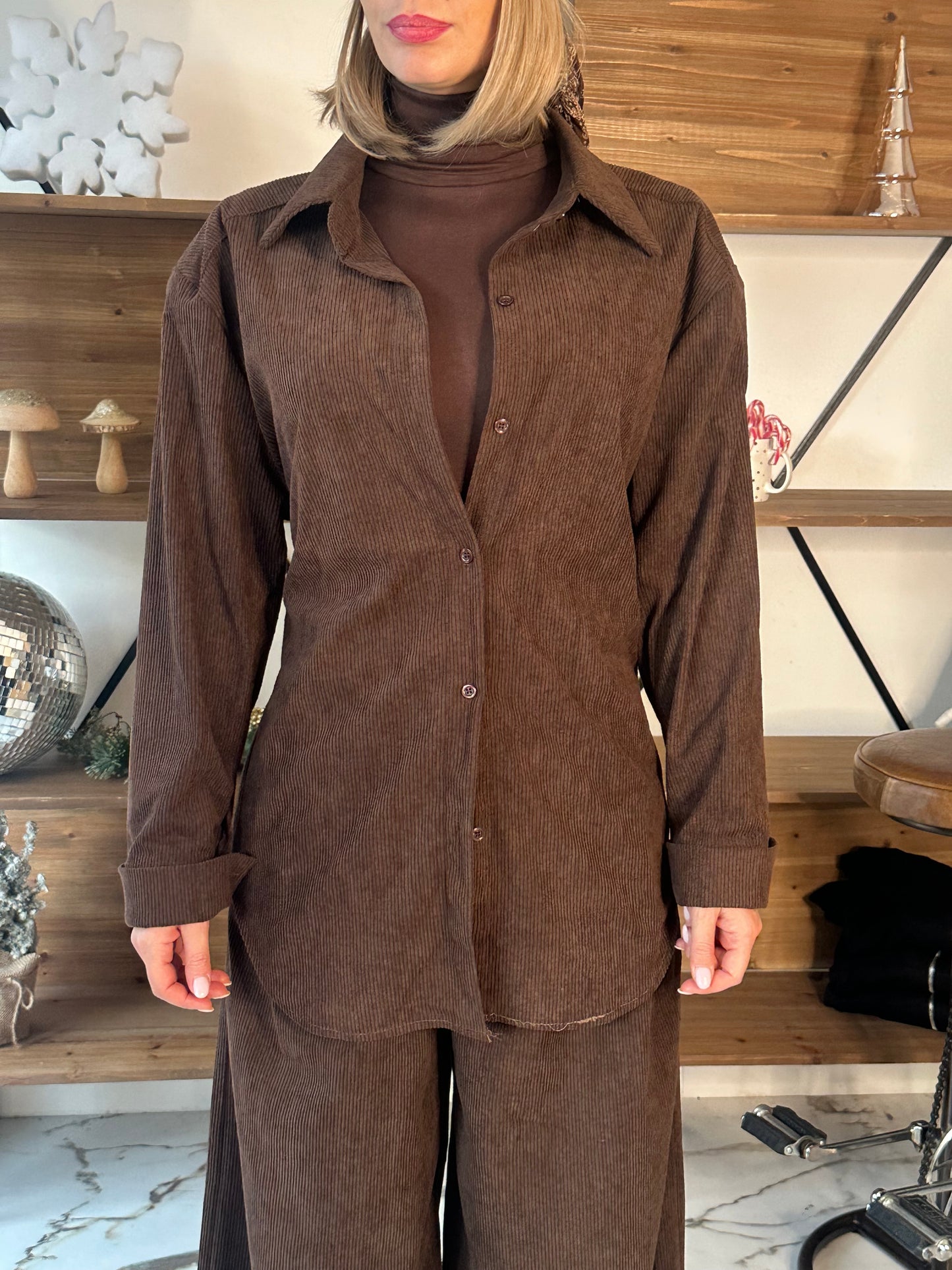 Chemise velours Julia