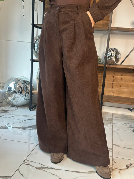 Pantalon velours Laura