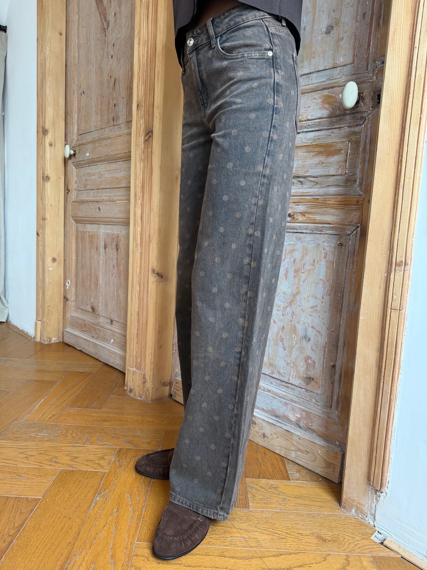 Jean à pois