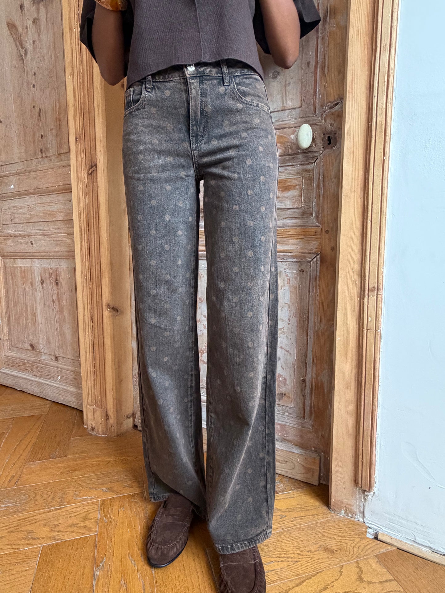 Jean à pois