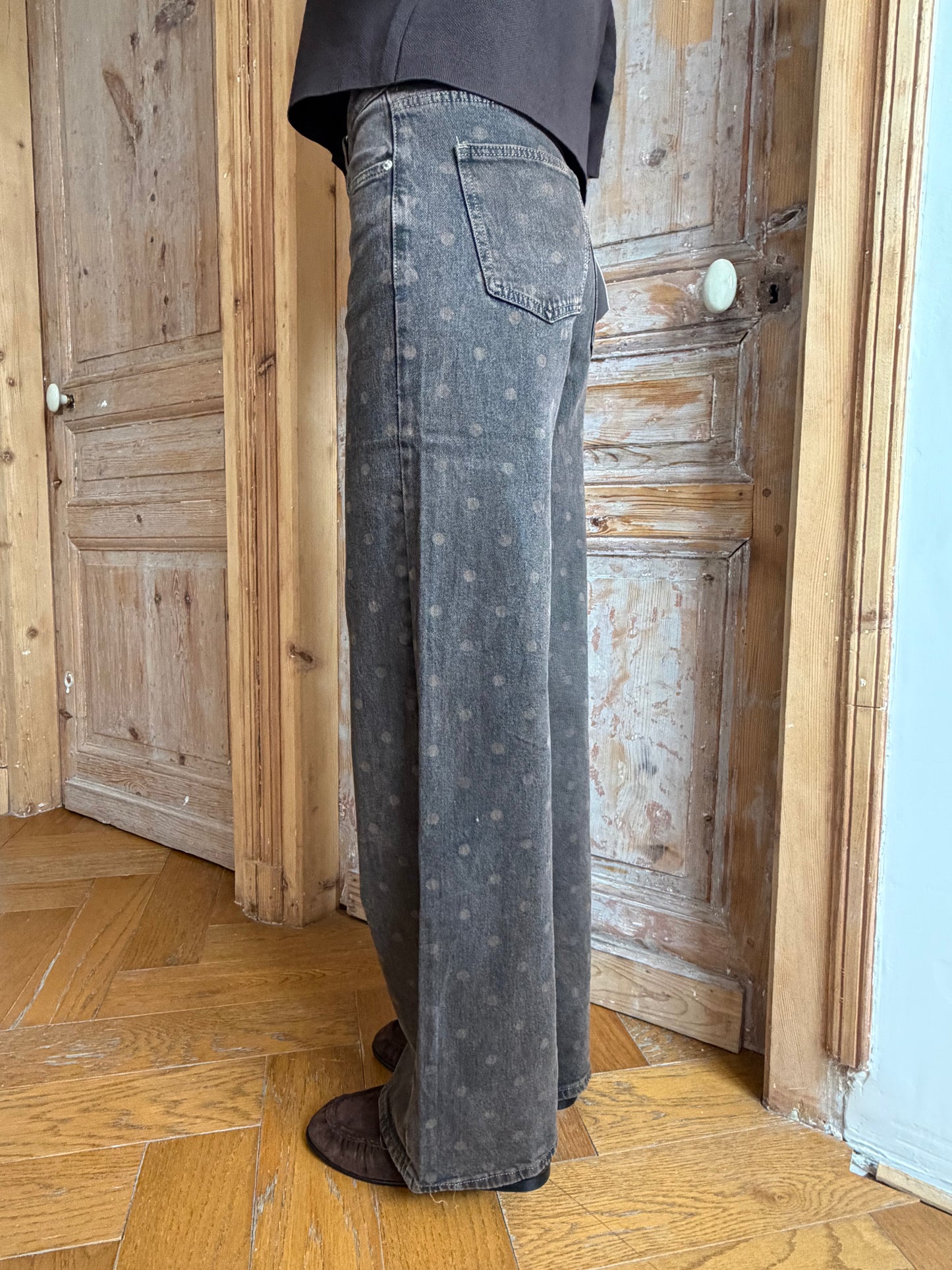 Jean à pois